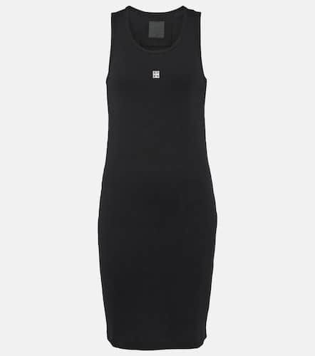 Vestido corto 4G de algodón acanalado - Givenchy - Modalova