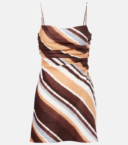 Maryse striped linen minidress - Faithfull - Modalova