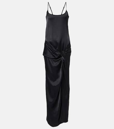 Gathered satin slip dress - The Attico - Modalova