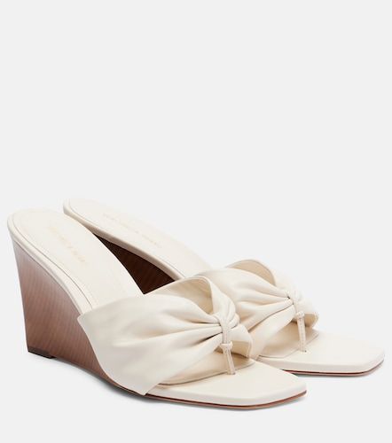 Leather wedge sandals - Veronica Beard - Modalova