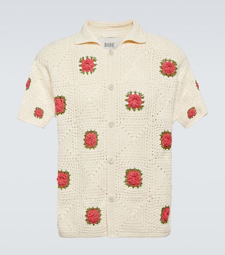Bode Floral crochet cotton shirt - Bode - Modalova