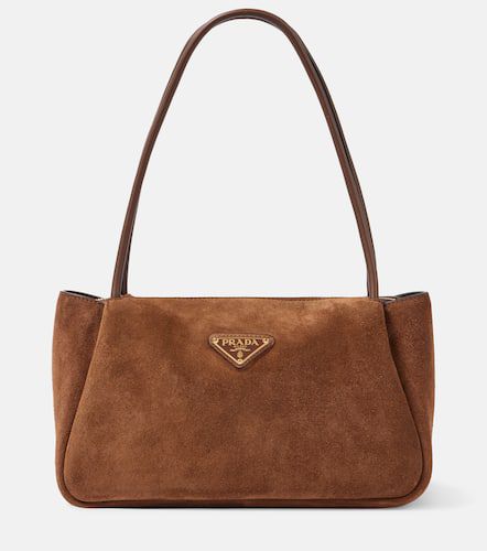 Borsa a spalla Medium in suede - Prada - Modalova