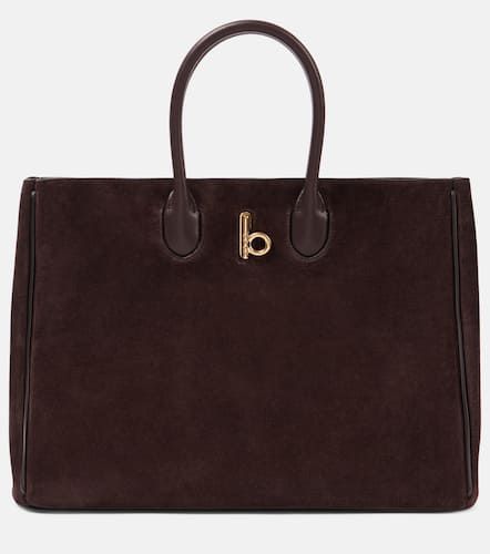 Borsa Rocking Horse Medium in suede - Burberry - Modalova