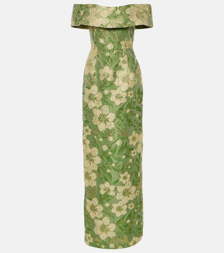 Clover off-shoulder brocade gown - Markarian - Modalova