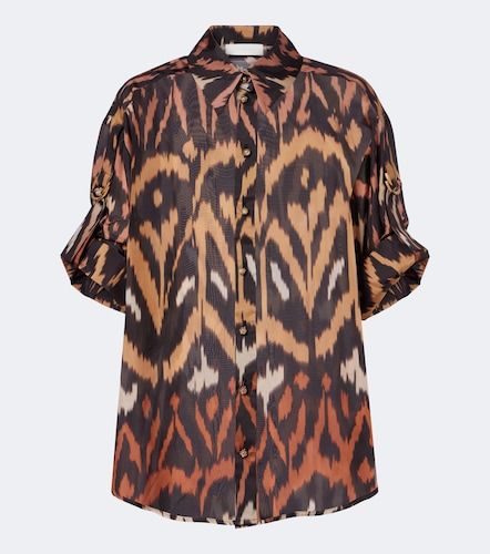 Camisa Aster de seda estampada - Zimmermann - Modalova