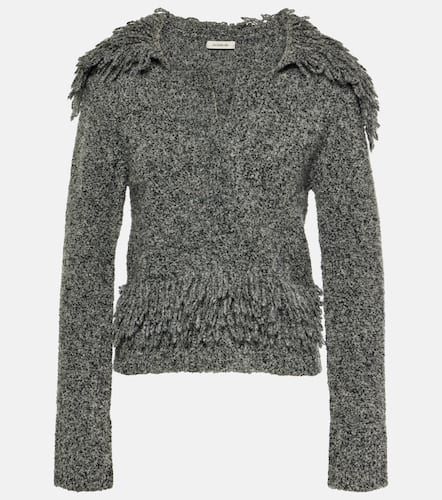 Fringed wool-blend sweater - Jacques Wei - Modalova
