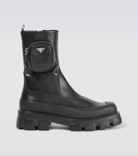 Prada Leather ankle boots - Prada - Modalova