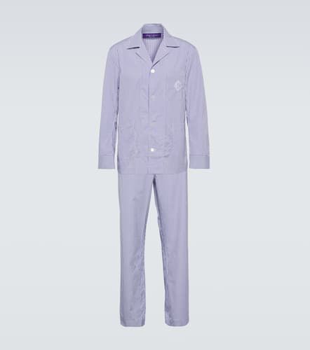 Pijama de popelín de algodón a rayas - Ralph Lauren Purple Label - Modalova