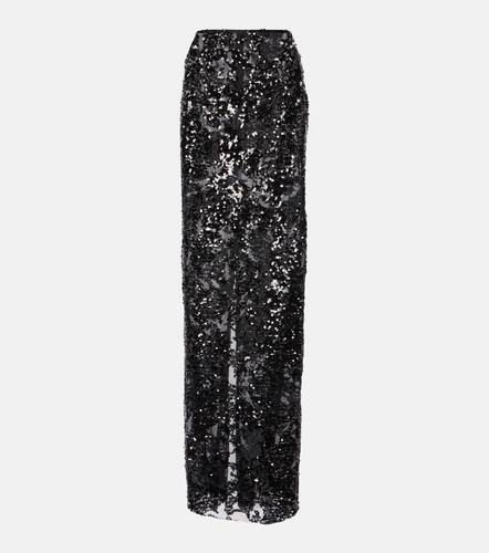 Gonna lunga in tulle con paillettes - Victoria Beckham - Modalova