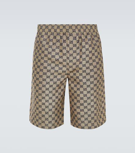 Gucci GG linen-blend shorts - Gucci - Modalova