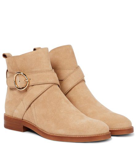 See By Chloé Ankle Boots Lyna aus Veloursleder - See By Chloe - Modalova