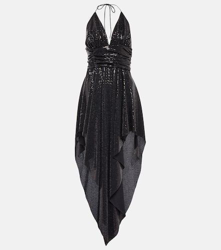 Vestido corto halter con lentejuelas - Alexandre Vauthier - Modalova