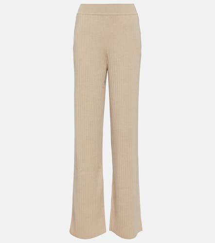 High-rise wide-leg cashmere pants - Loro Piana - Modalova