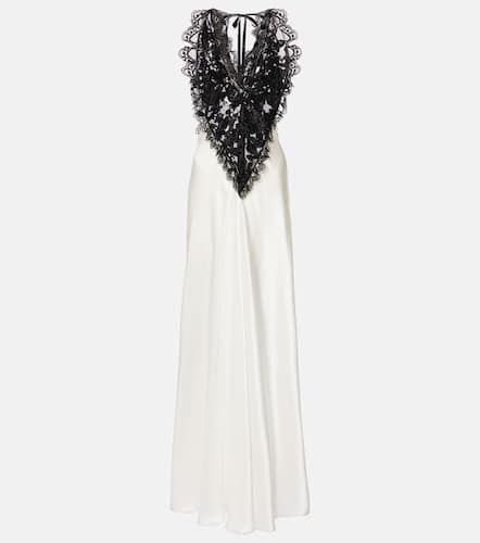 Robe aus einem Seidengemisch mit Spitze - Rodarte - Modalova