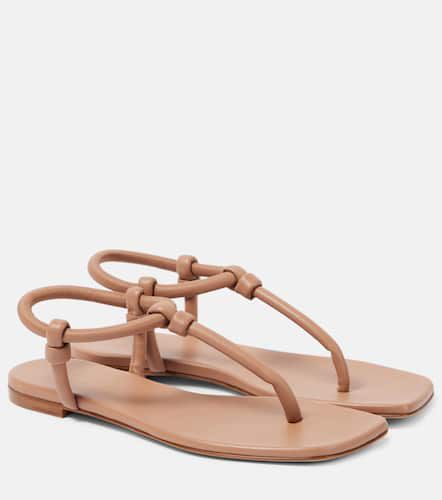 Juno leather thong sandals - Gianvito Rossi - Modalova