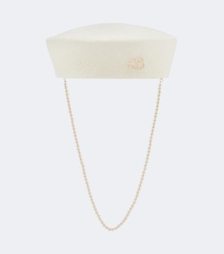 Gorra de paja con perlas - Ruslan Baginskiy - Modalova