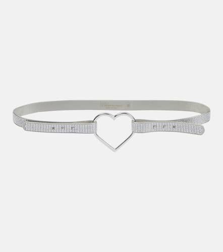 Heart crystal-embellished belt - Blumarine - Modalova