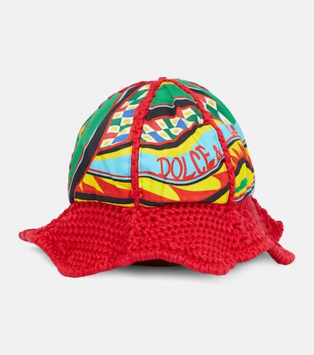 Cappello da pescatore Carretto in misto cotone - Dolce&Gabbana - Modalova