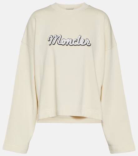 Printed cotton-blend sweatshirt - Moncler - Modalova