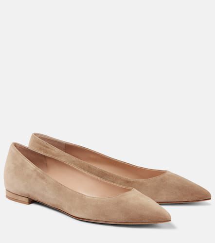 Gianvito suede ballet flats - Gianvito Rossi - Modalova