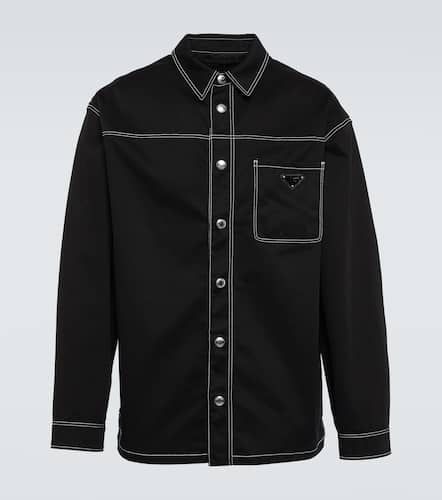 Embellished cotton-blend jacket - Prada - Modalova