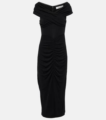 Vestido midi Stephen de jersey fruncido - Diane von Furstenberg - Modalova