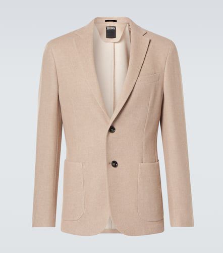 Blazer de algodón, lana y cachemir - Zegna - Modalova