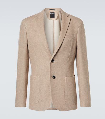 Blazer in cotone, lana e cashmere - Zegna - Modalova