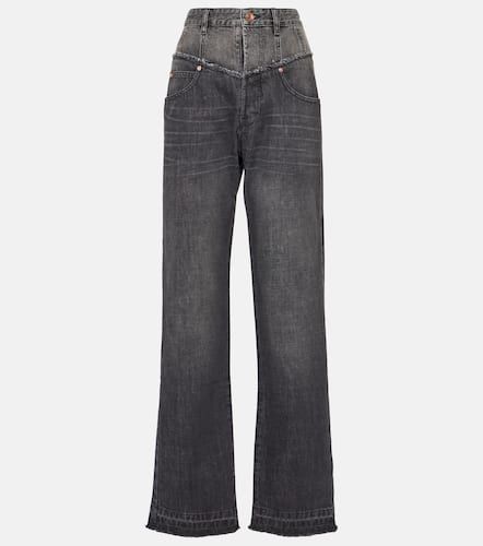 High-rise straight jeans - Isabel Marant - Modalova