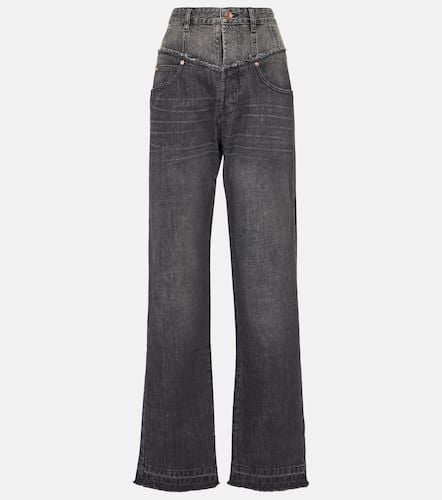 High-Rise Straight Jeans - Isabel Marant - Modalova