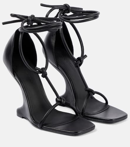 Cantilever leather wedge sandals - Rick Owens - Modalova