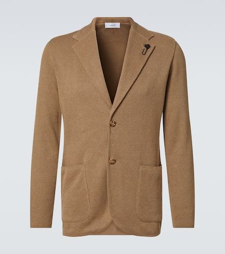 Blazer in maglia di lino e cotone - Lardini - Modalova