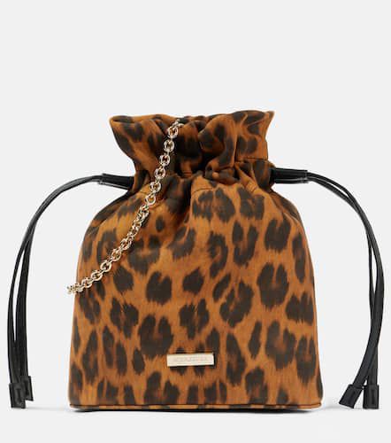 Christy Mini leopard-print suede pouch - Aquazzura - Modalova