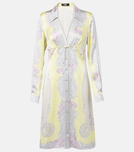 Robe chemise Medusa Cameo en soie - Versace - Modalova