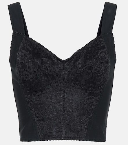 Dolce&Gabbana Bustier in jacquard - Dolce&Gabbana - Modalova