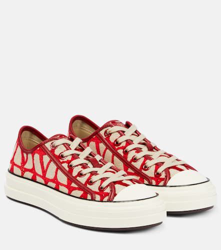 Sneakers Toile Iconographe Totaloop - Valentino Garavani - Modalova