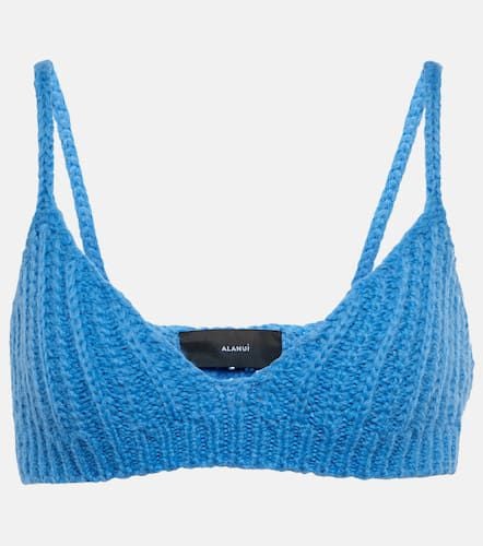 Bralette in misto alpaca a coste - Alanui - Modalova