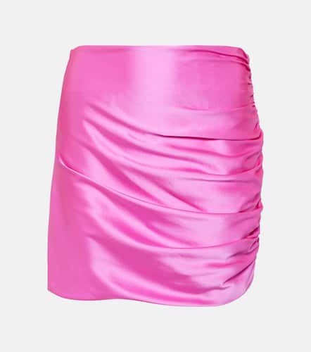 Ruched silk charmeuse miniskirt - The Sei - Modalova