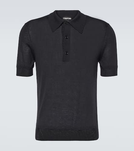 Cashmere and silk polo shirt - Tom Ford - Modalova