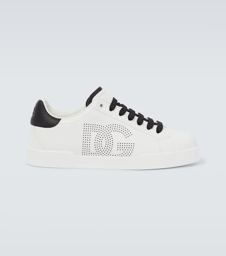 Portofino leather sneakers - Dolce&Gabbana - Modalova