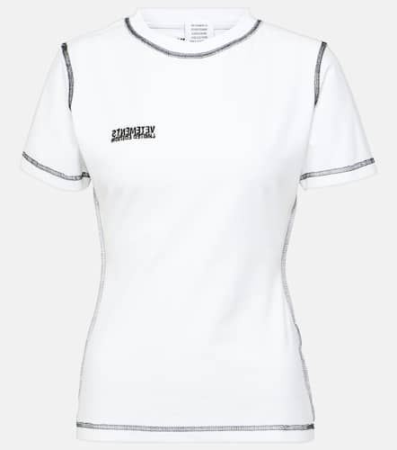 Cotton-blend jersey T-shirt - Vetements - Modalova