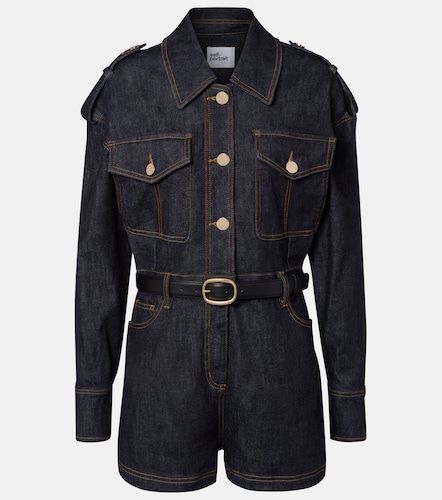 Self-Portrait Denim romper - Self-Portrait - Modalova