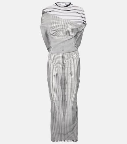 Body Morphing draped tulle maxi dress - Jean Paul Gaultier - Modalova