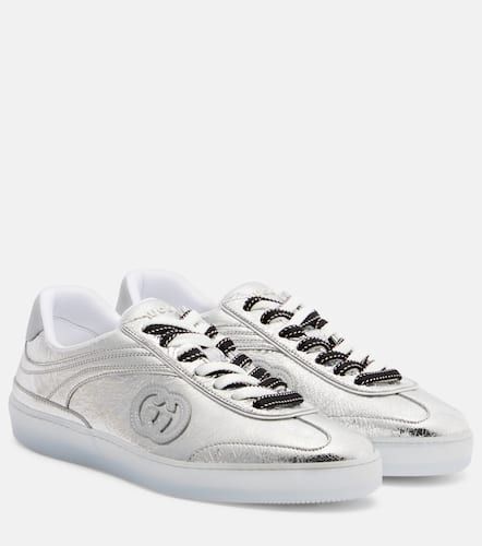 Sneakers G75 aus Metallic-Leder - Gucci - Modalova