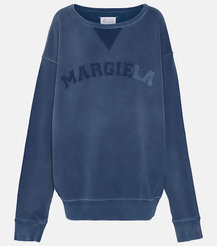 Sudadera de algodón con aplique de logo - Maison Margiela - Modalova