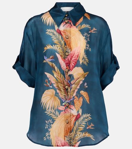 Camicia Ascension in seta con stampa - Zimmermann - Modalova