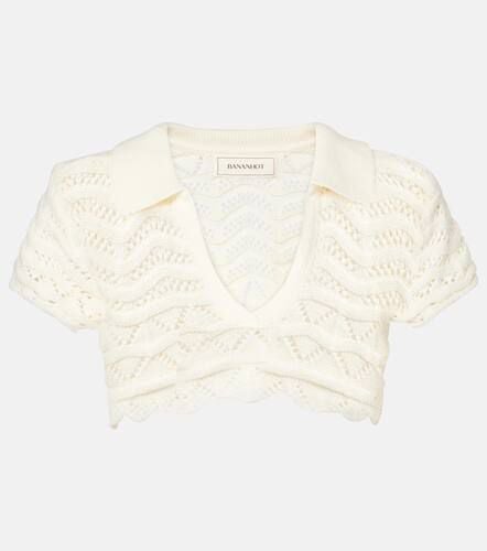 Coco knitted cotton-blend crop top - Bananhot - Modalova