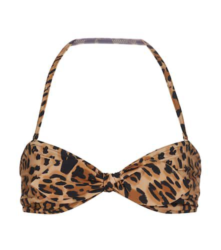 Bree leopard-print bikini top - Karla Colletto - Modalova