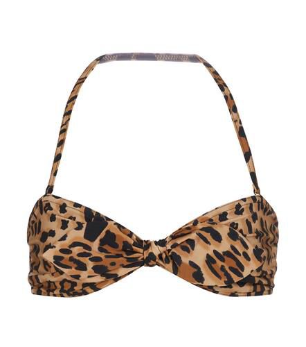 Top de bikini Bree con print de leopardo - Karla Colletto - Modalova