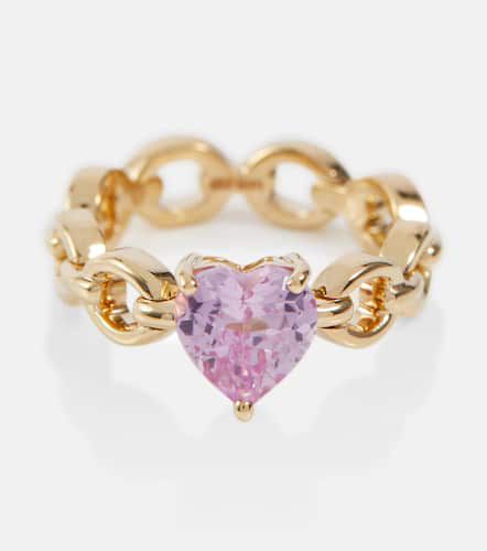 Ring Catena Petite Heart aus 18kt Gelbgold mit Topaz - Nadine Aysoy - Modalova